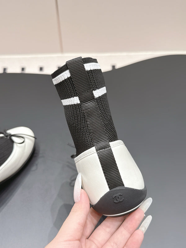 CC 26s Sneakers Black White Lambskin Mesh 922672