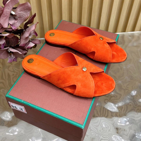 LP Vera Sandal Orange Sheepskin 307964
