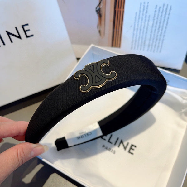 BLACK FABRIC HAIRBAND 427319