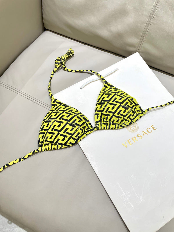 Versace Two-Piece Bikini Yellow Colorful 201827