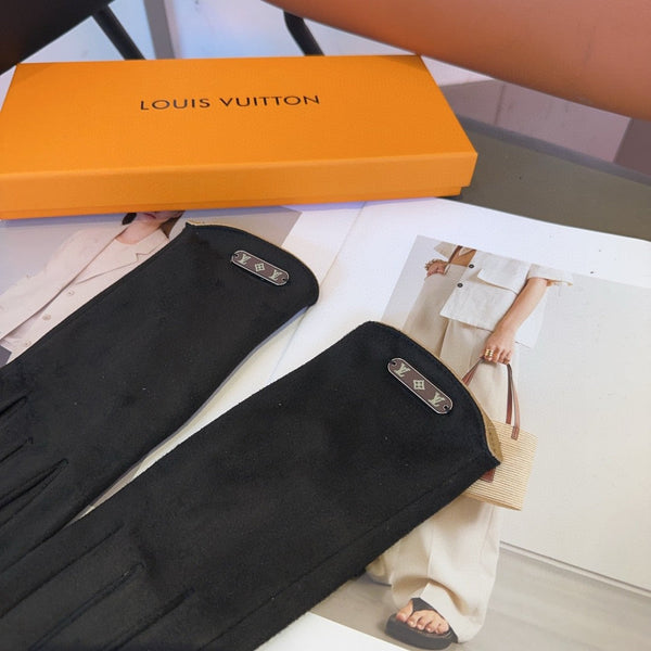 GLOVES IN BLACK WOOL 429272