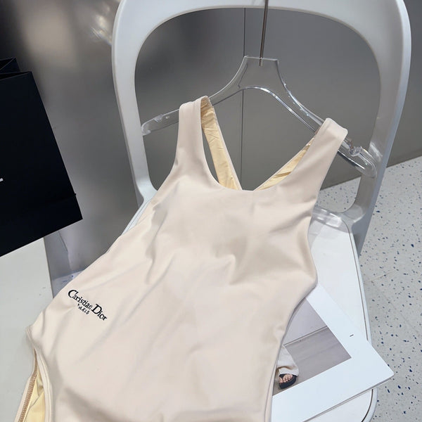 Dior Swimsuits Beige Nylon Polyester 180531