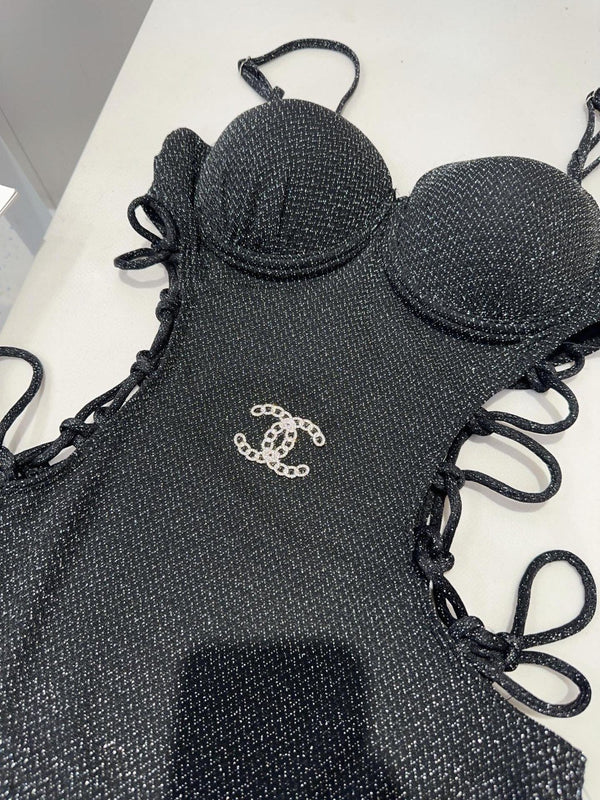 CC One-Piece Bikini Black 201874