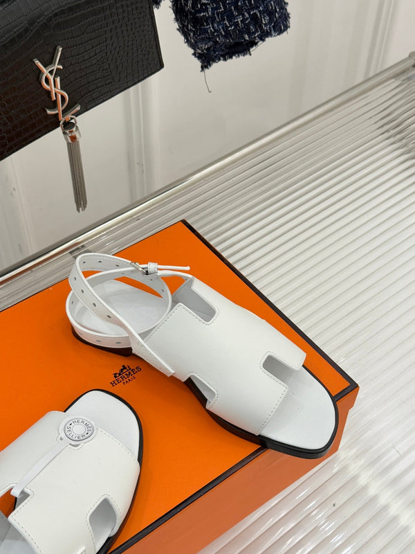HM Maya Sandal White Leather 642792