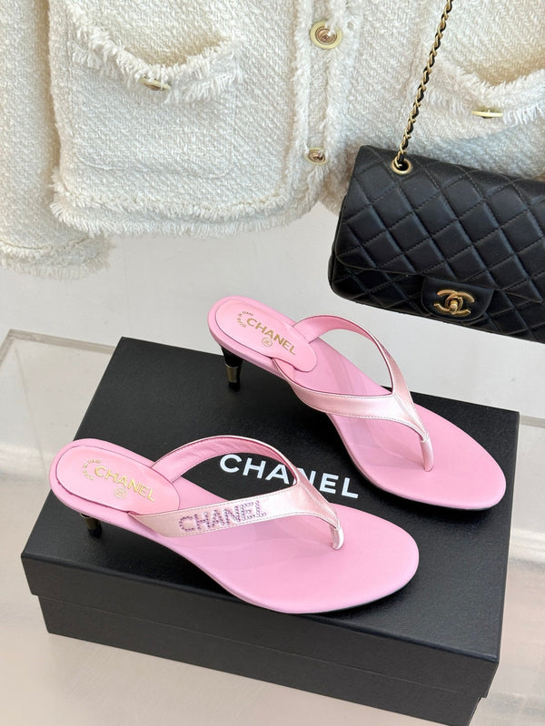 CC 2026 Thong Sandal 5.5cm Pink Satin 825790