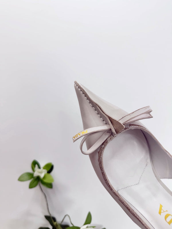 PRA 26SS Slingback 55 Ivory Beige Cowhide 592403
