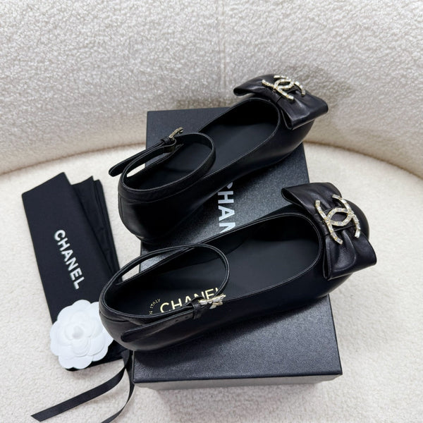 MARY JANE SHOES IN BLACK LAMBSKIN