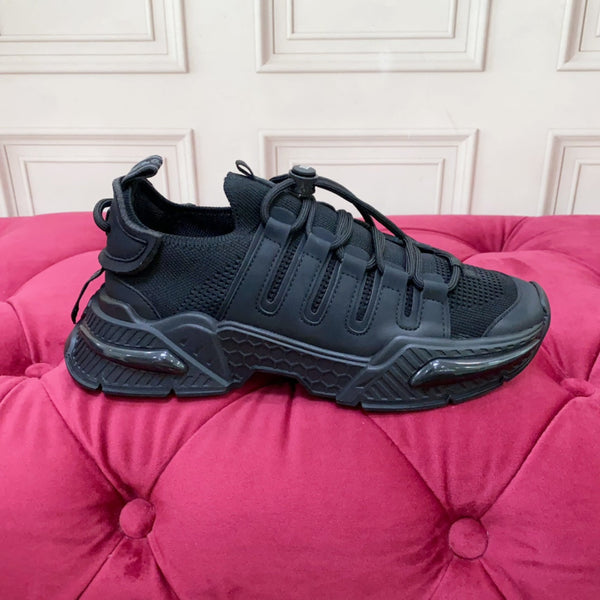 DC 24 Airmaster Sneakers Black Cowhide 947293