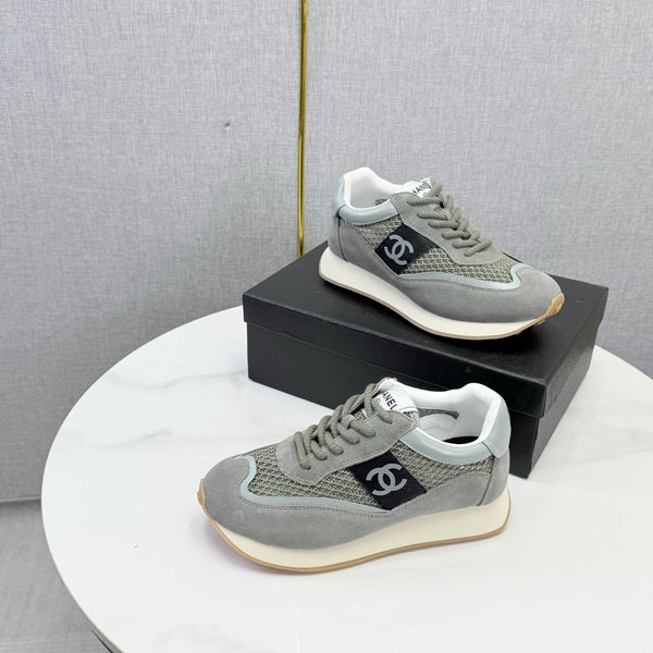 CC 26s Trainer Sneakers Grey Mesh Suede 865804