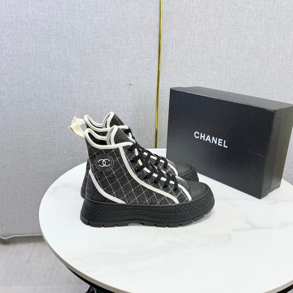 CC 26s High-Top Sneakers Dark Grey Cotton 972650