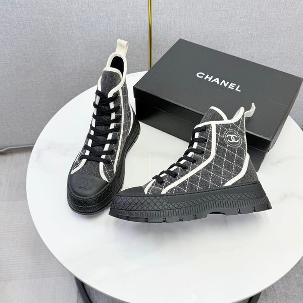 CC 26s High-Top Sneakers Dark Grey Cotton 972650