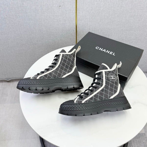 CC 26s High-Top Sneakers Dark Grey Cotton 972650