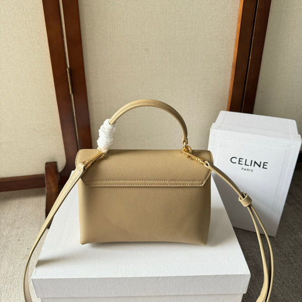 TEEN NINO BAG 20 IN PARMESEAN YELLOW SOFT CALFSKIN GOLD HARDWARE