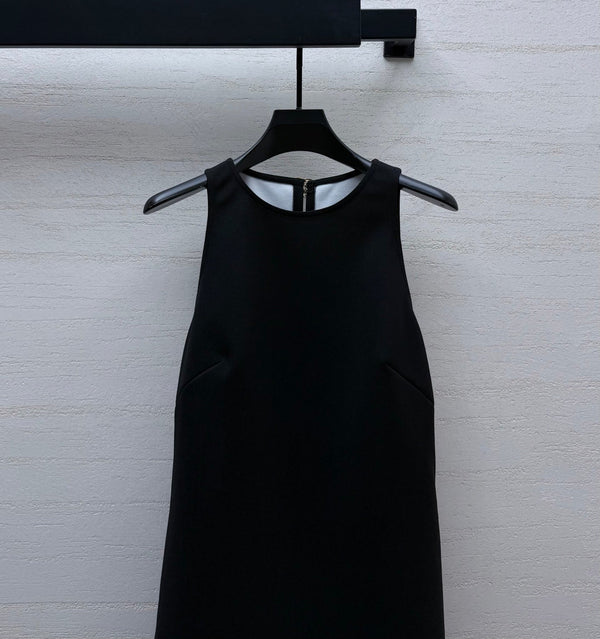 CC 26s Halter-Neck Dress Black Viscose 398010