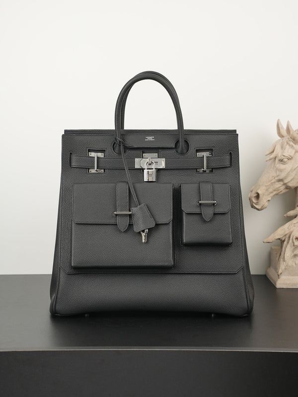 High-end Hermes 2026 Haut à Courroies (HAC) Birkin 40cm Bag Togo Leather