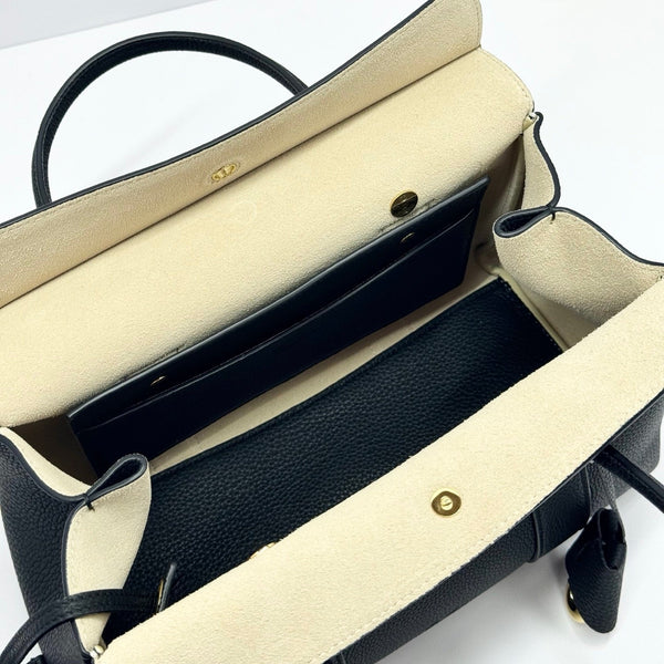 LP Loom L25 Black Lychee Pattern Calfskin 282182