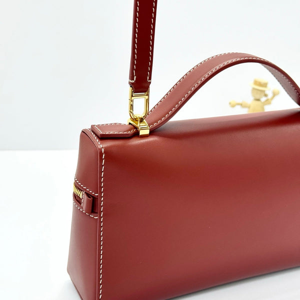 LP Extra Pouch L23 Burgundy Smooth Calfskin 282131