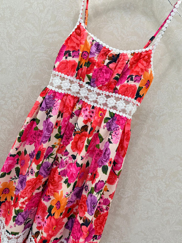 Zimmermann Stardust Mini Dress Pink Cotton 339887