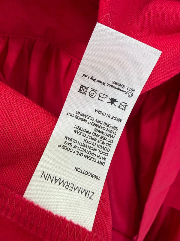 Zimmerma Tie-Up Vest Dress 353090