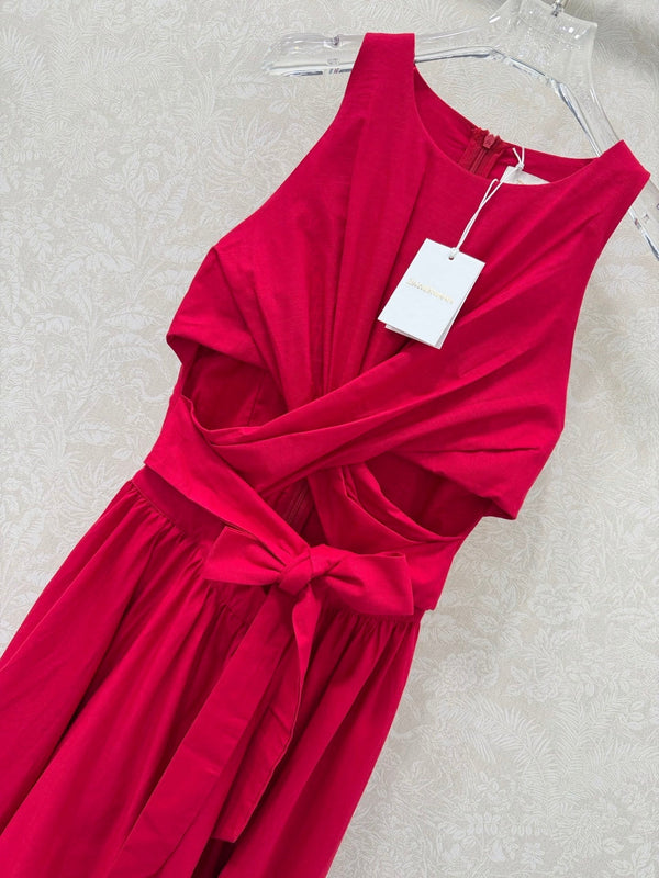 Zimmerma Tie-Up Vest Dress 353090