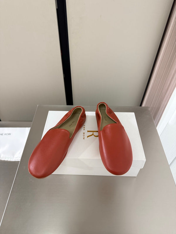 TR Casa Ballet Flat Red Sheepskin 872475