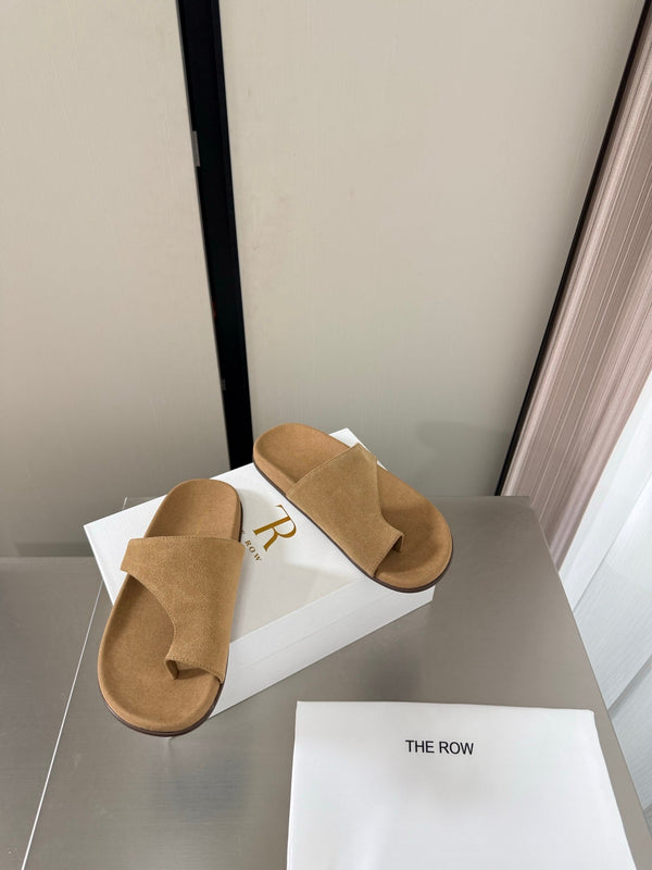 TR Slip-on Sandals Beige Suede 872483