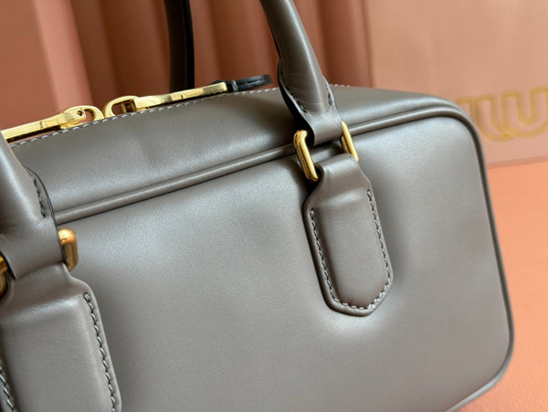 Miu Arcadie 27 Grey Leather 231050