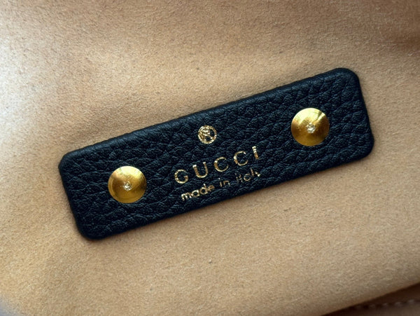 Gucci Solfbit Bag Black Calfskin 244322