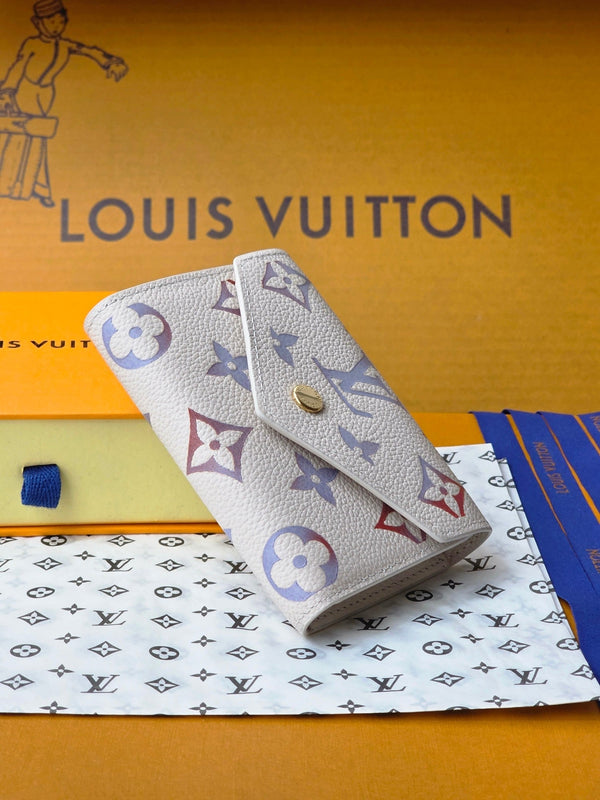 LV M25649 Victorine wallet Dream Beige Embossed Grained Cowhide - Light GHW