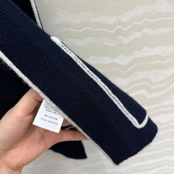 CC 2026 Sweaters Navy Blue Wool 413040