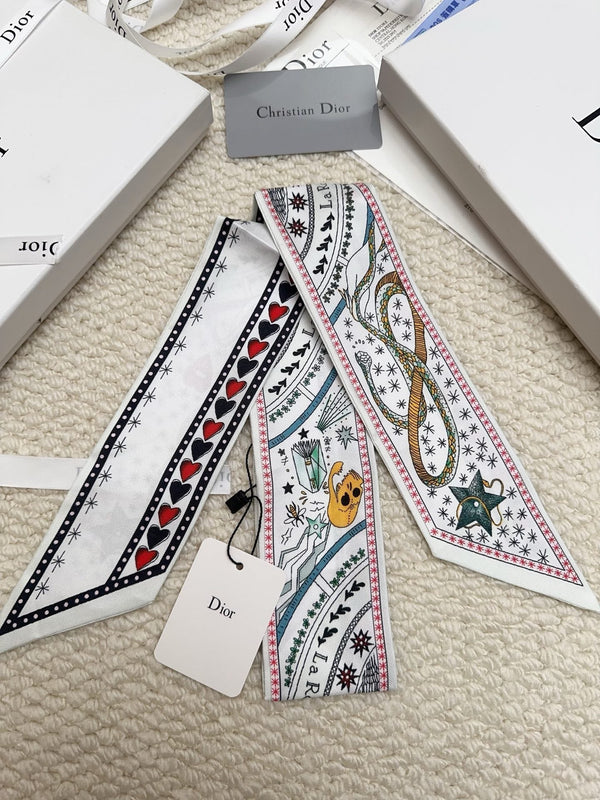 CD 26s Scarf 86cm In Silk 311739