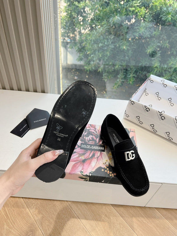 DC 25 Mary Jane Loafers Multicolor Suede 116946