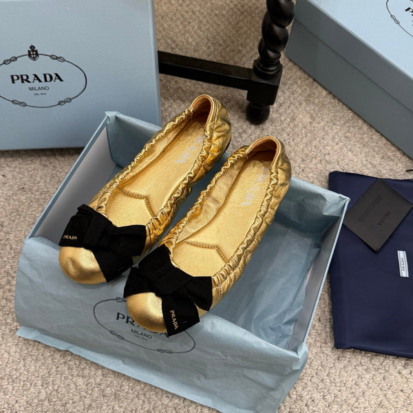 Pra 26s Ballet Flat Gold Sheepskin 635249