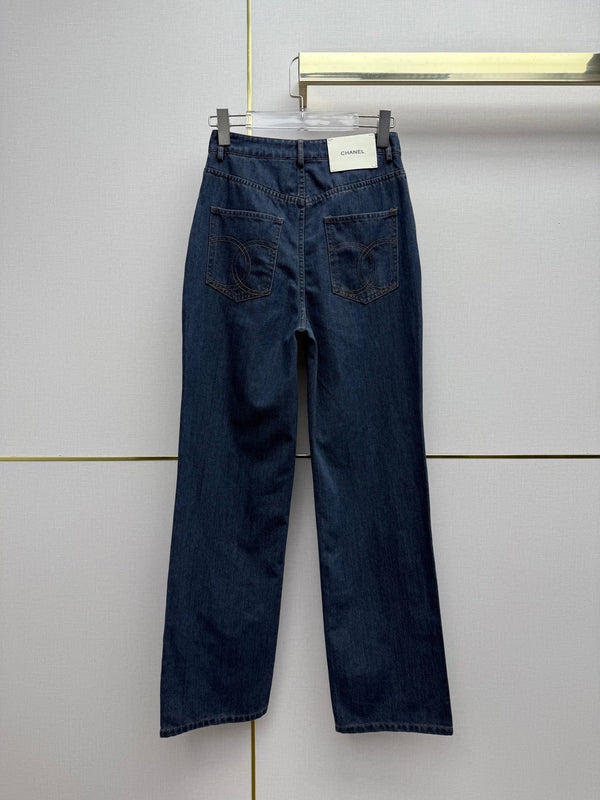 CC Fall Winter 2026 Straight Leg Jeans Dark Blue Denim 421781