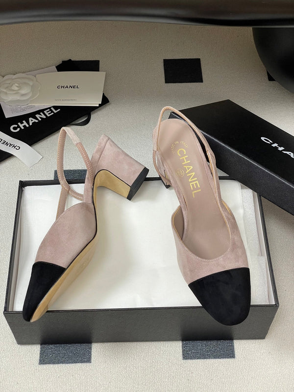 CC 25 SlingBack 65mm Blush Pink Suede 393990