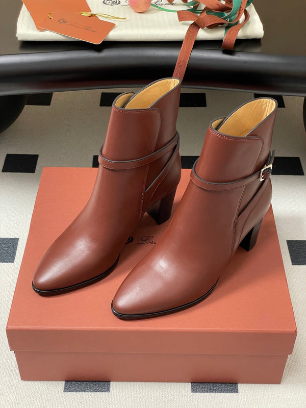 LP Felicity Ankle Boots 70mm Red Desert Cowhide 440310