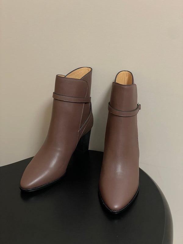 LP Felicity Ankle Boots 70mm Light Brown Cowhide 440311