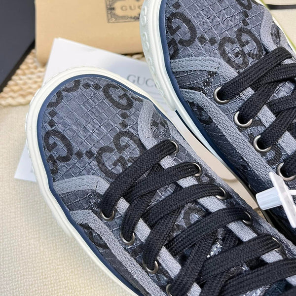 GG Tennis 1977 High Top Sneaker Black Grey Caro