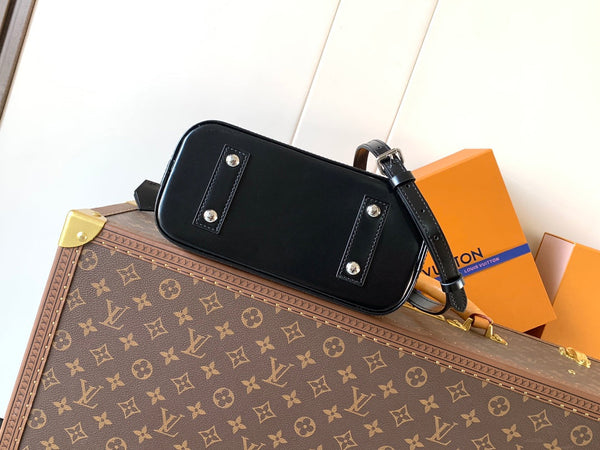LV M24645 Alma BB Black Epi Leather