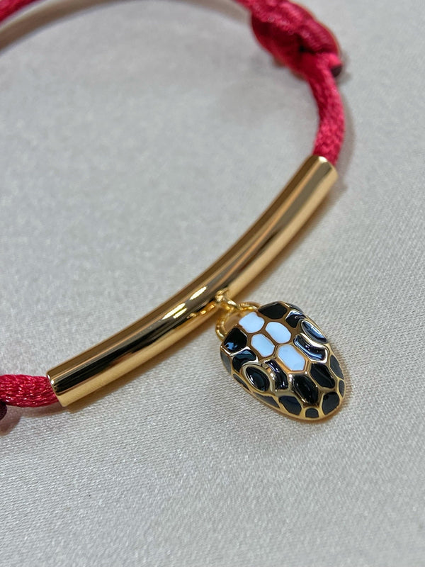 BVL RED SNAKE ROPE BRACELET