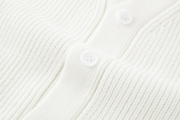 Balenciaga 25 Cardigan White Wool 0014