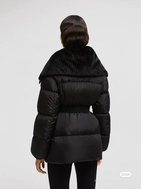 Moncler 25 Brasseurs Short Jacket Black Polyester 291396