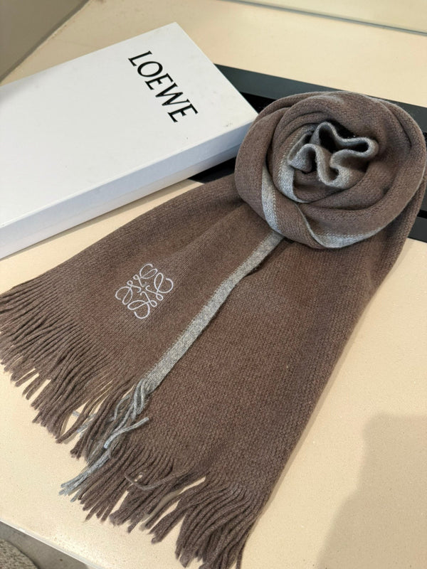 Loewe Scarf 180CM Brown Cashmere 968541