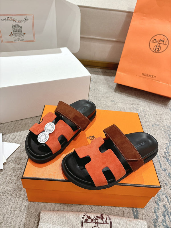 HM 25 Chypre Sandal Orage Brown Suede