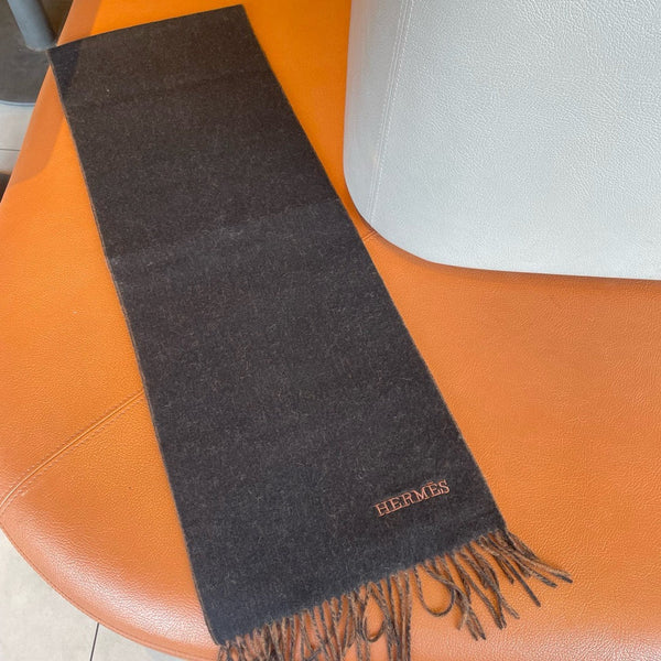 Scarf 180 CM In Black Mix Brow Cashmere