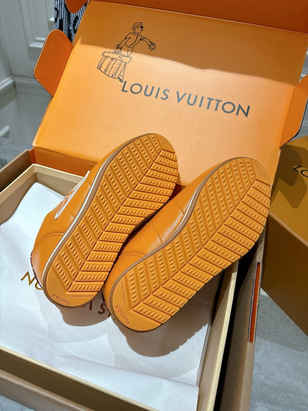 LV BUTTERSOFT Sneaker Light Brown White Cowhide 476984