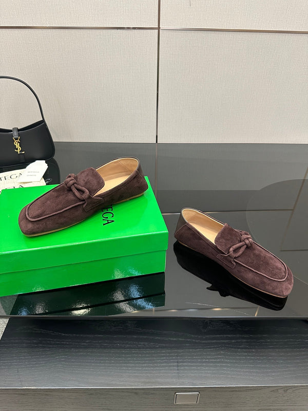 BV Daddy Loafer Brown Suede 427637