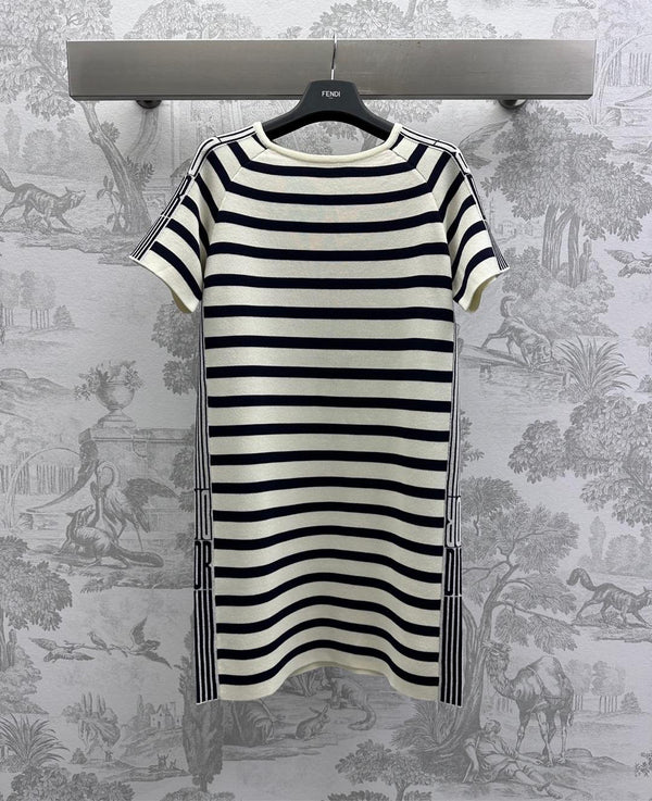 Dior 25 T-Shirt Dress Linen Silk 232019