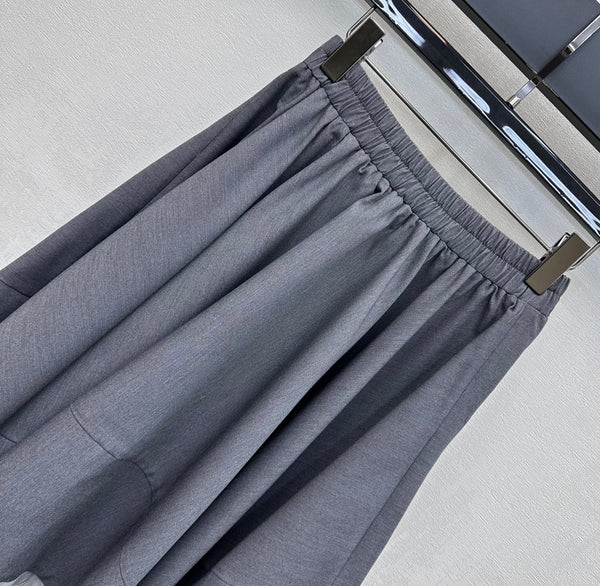 CD 26s Asymmetrical Skirt Grey Polyester 363938