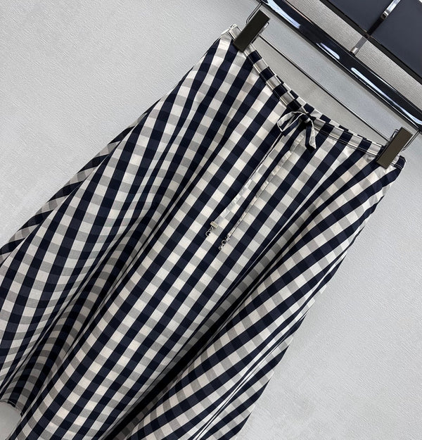 CD 26s Midi Skirt Black White Tencel 363955